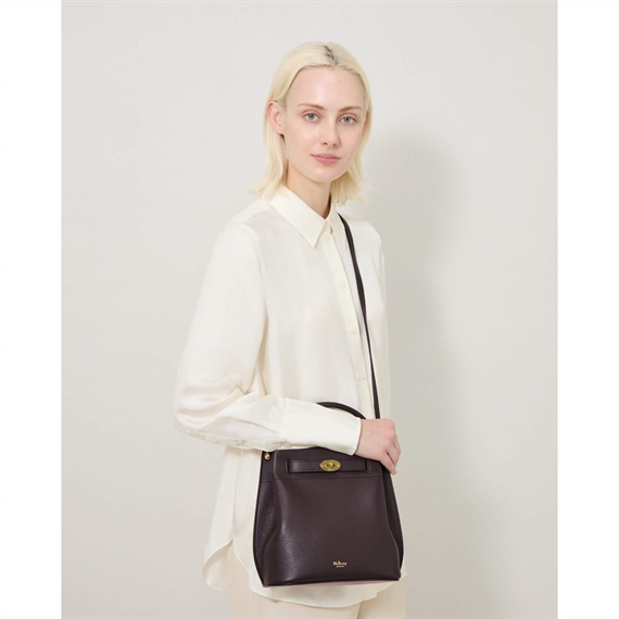Mulberry Islington Bucket Ebony Small Classic Grain